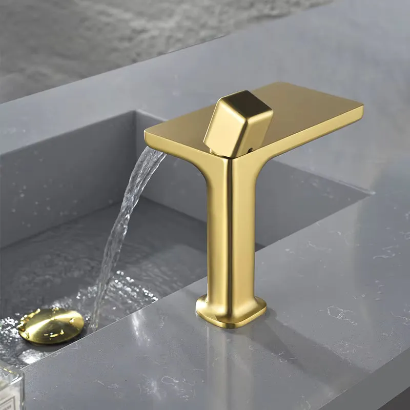 hudor-scamandre-robinet-lavabo-dor-bross-cascade-laiton image 1