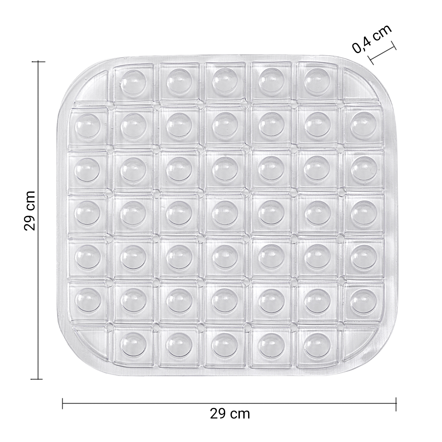 gedy-stamp-tapis-vier-30x30-cm-transparent image 2