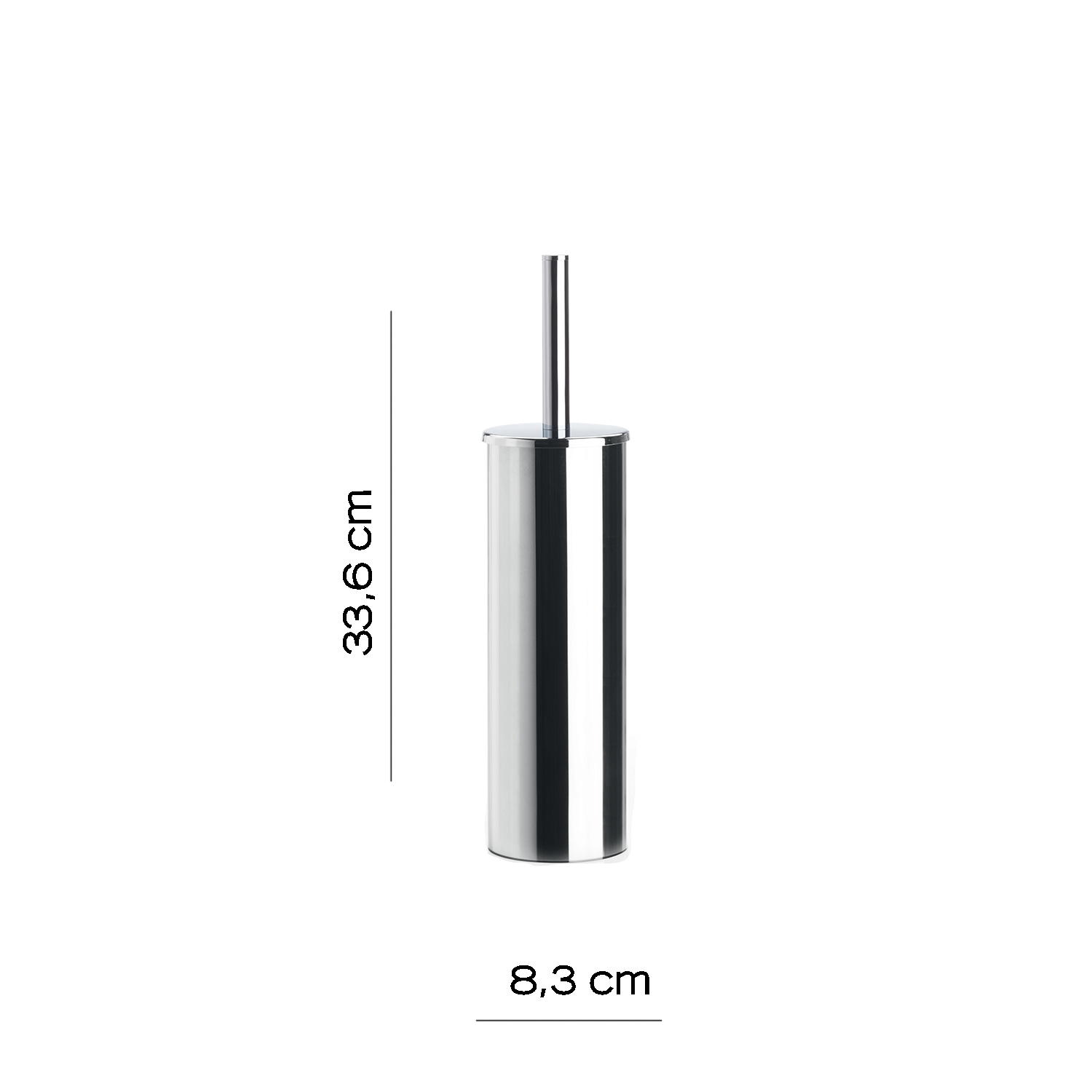 gedy-mercurio-porte-brosse-wc-chrome-poser image 2