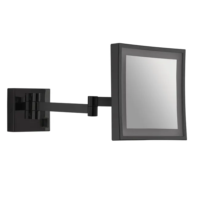 gedy-nina-miroir-grossissant-noir-mat image 1