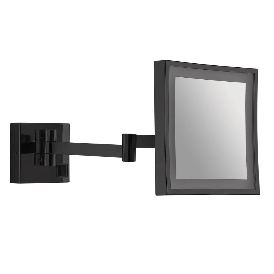 gedy-nina-miroir-grossissant-noir-mat image 1