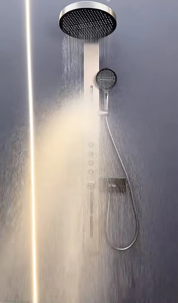 hudor-scamandre-40002-colonne-de-douche-dor-bross-laiton image 2