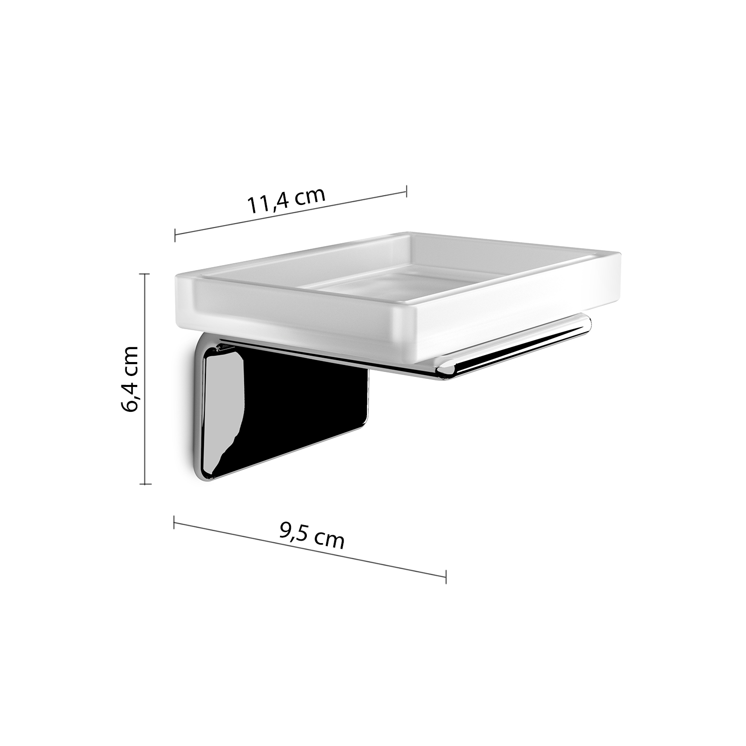 gedy-il-giglio-porte-savon-chrome-fixer image 2