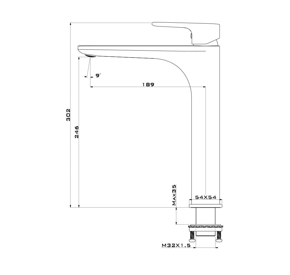 hudor-p-n-e-robinet-lavabo-sur-lev-or-rose-laiton image 6