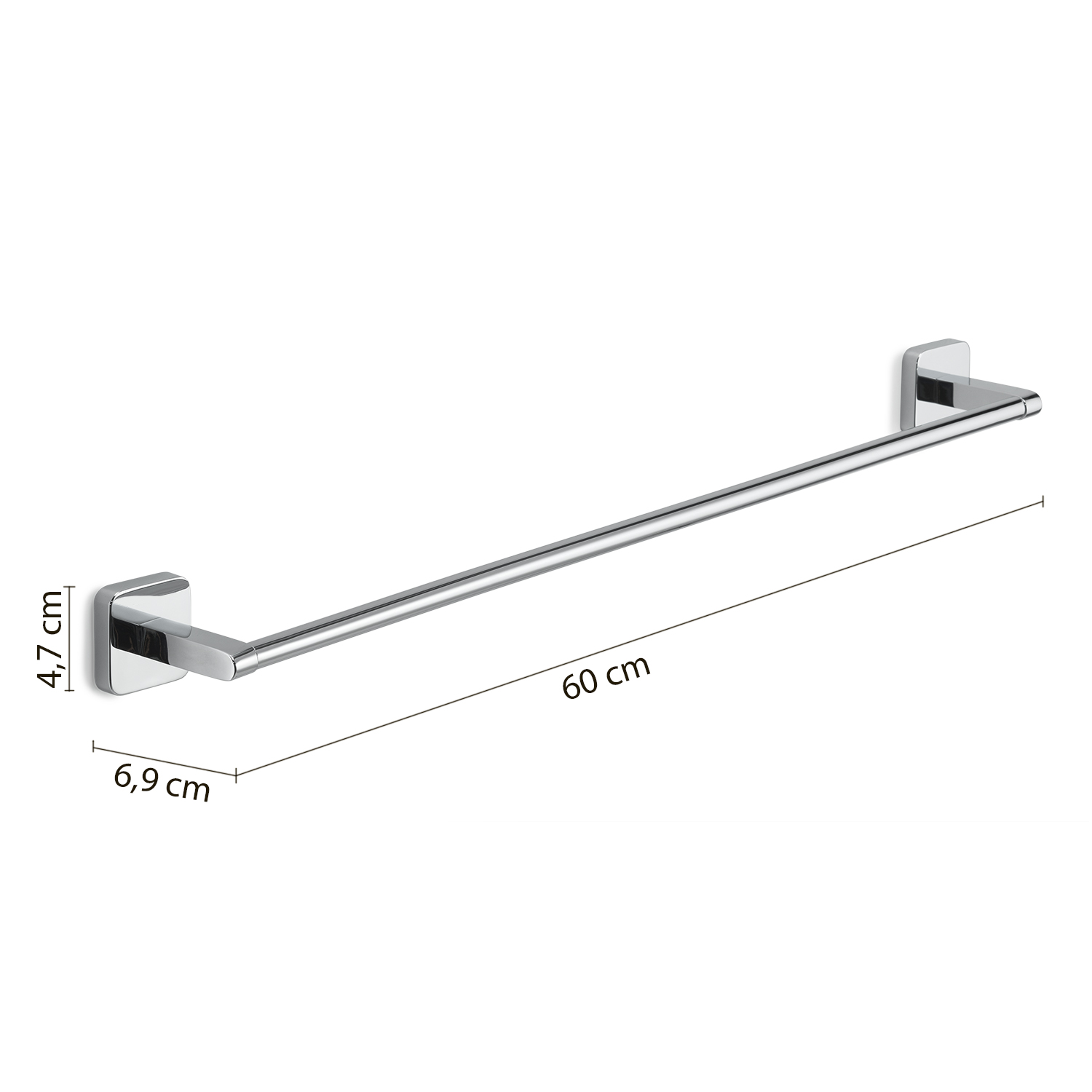 gedy-tonga-porte-serviettes-60-cm-chrome image 2