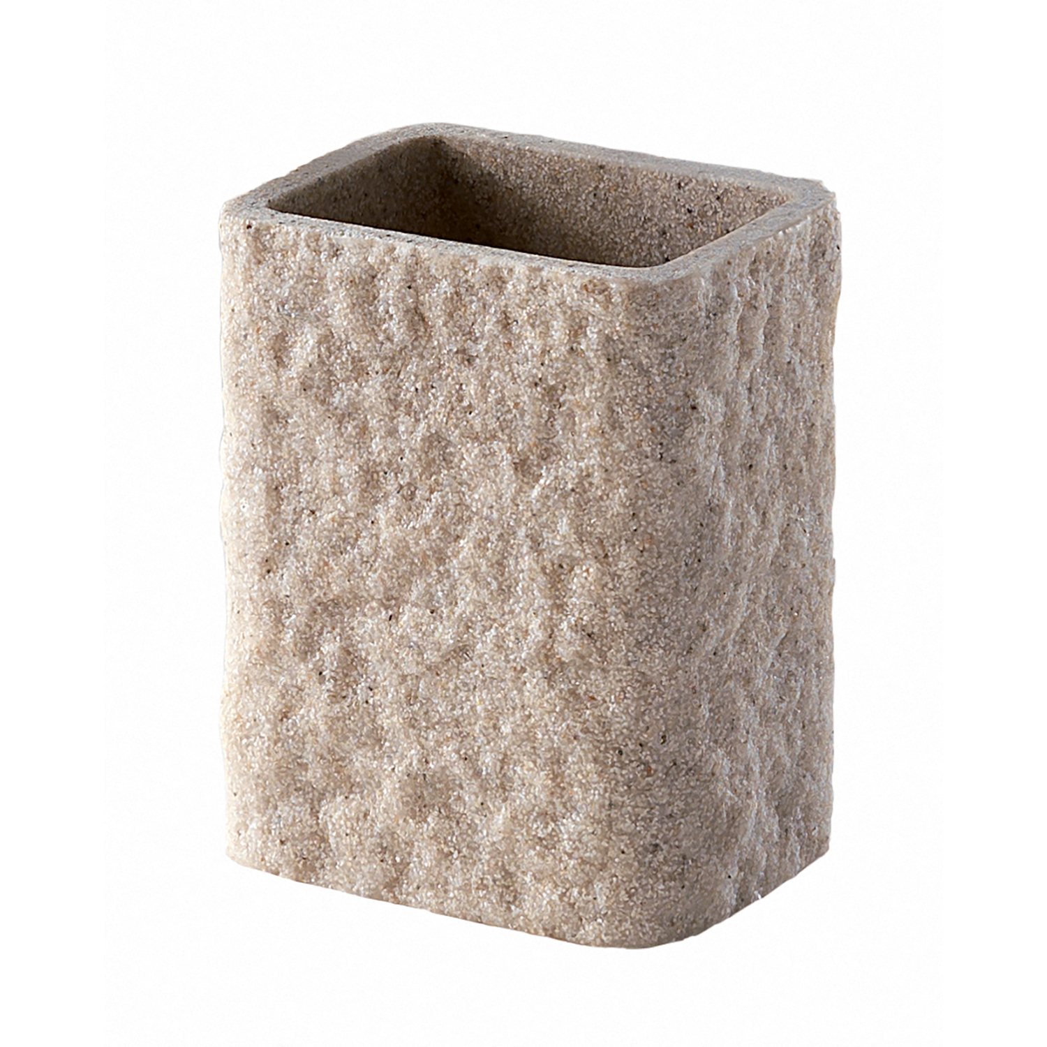 gedy-aries-gobelet-porte-brosse-dents-beige image 1