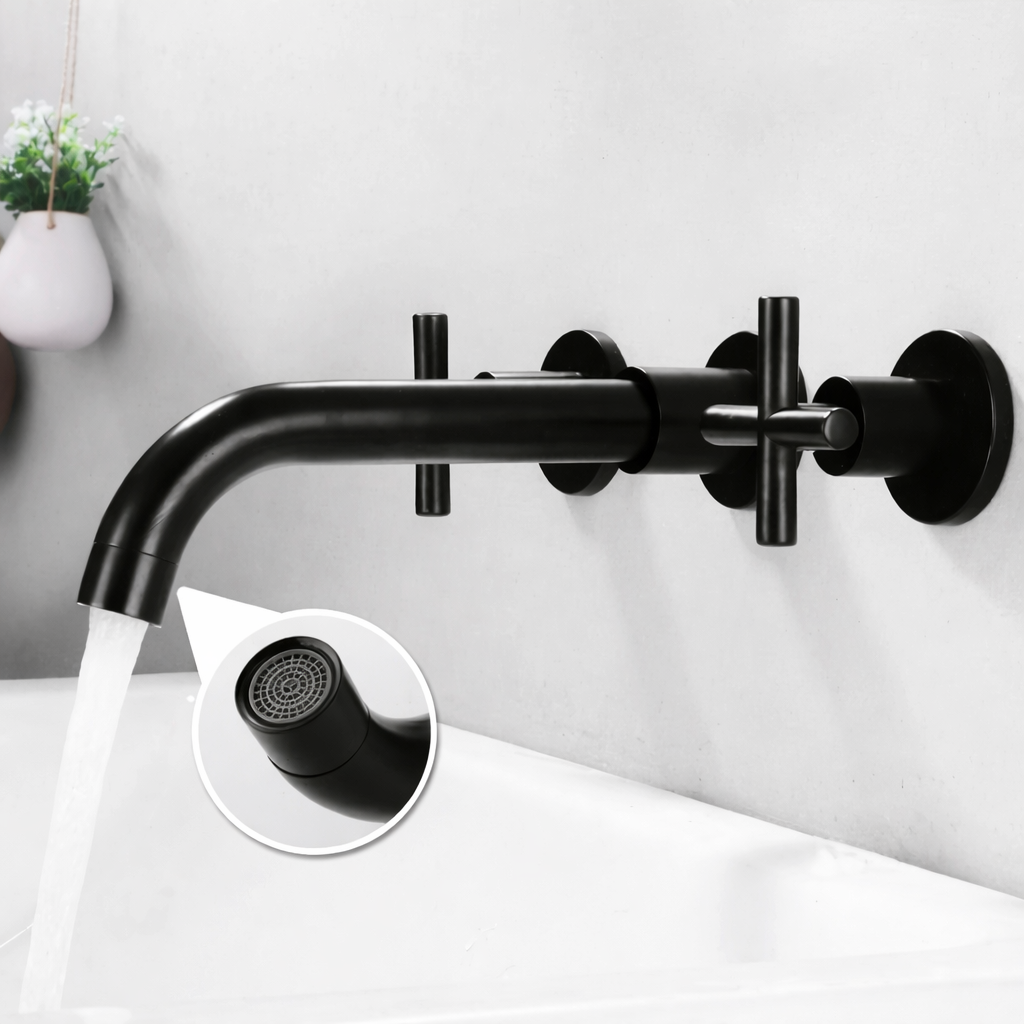 hudor-c-phise-004-robinet-lavabo-mural-noir-mat-laiton image 3
