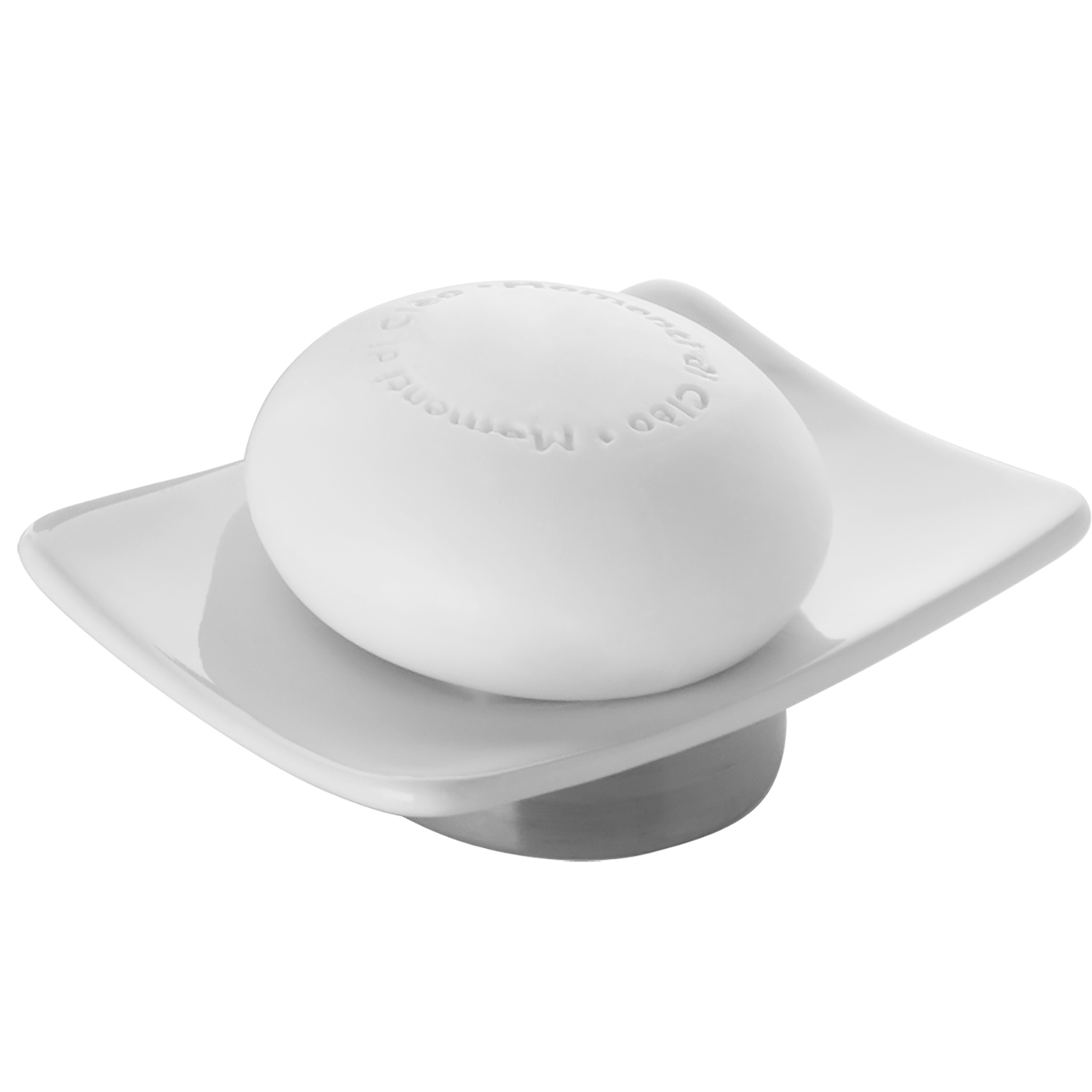 gedy-petunia-porte-savon-blanc-poser-c-ramique image 1