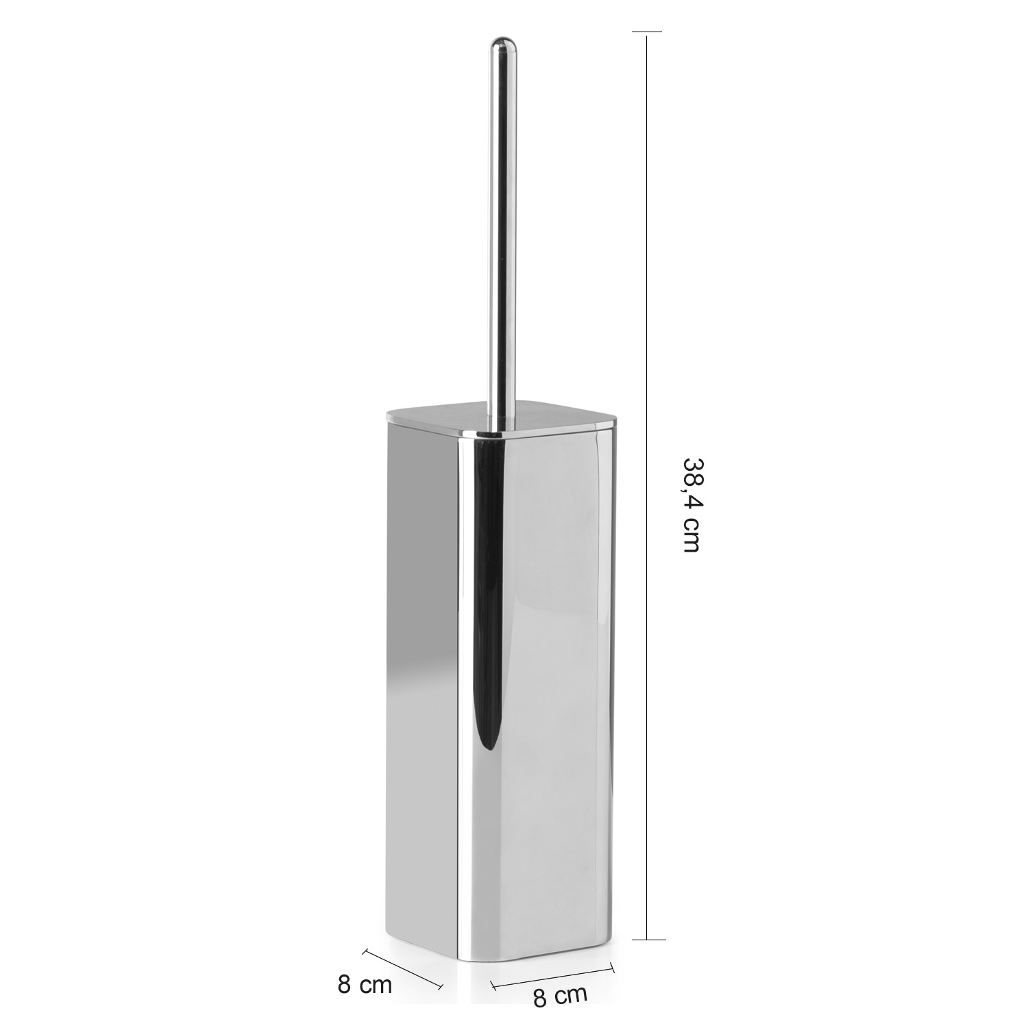 gedy-outline-porte-brosse-wc-chrome-poser image 2