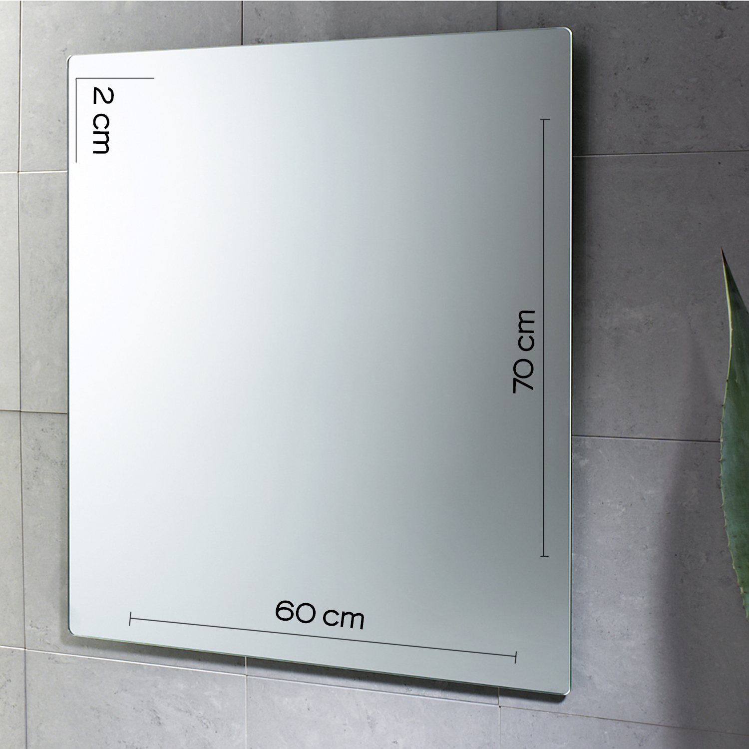 gedy-william-miroir-60x70-cm-bord-poli image 2