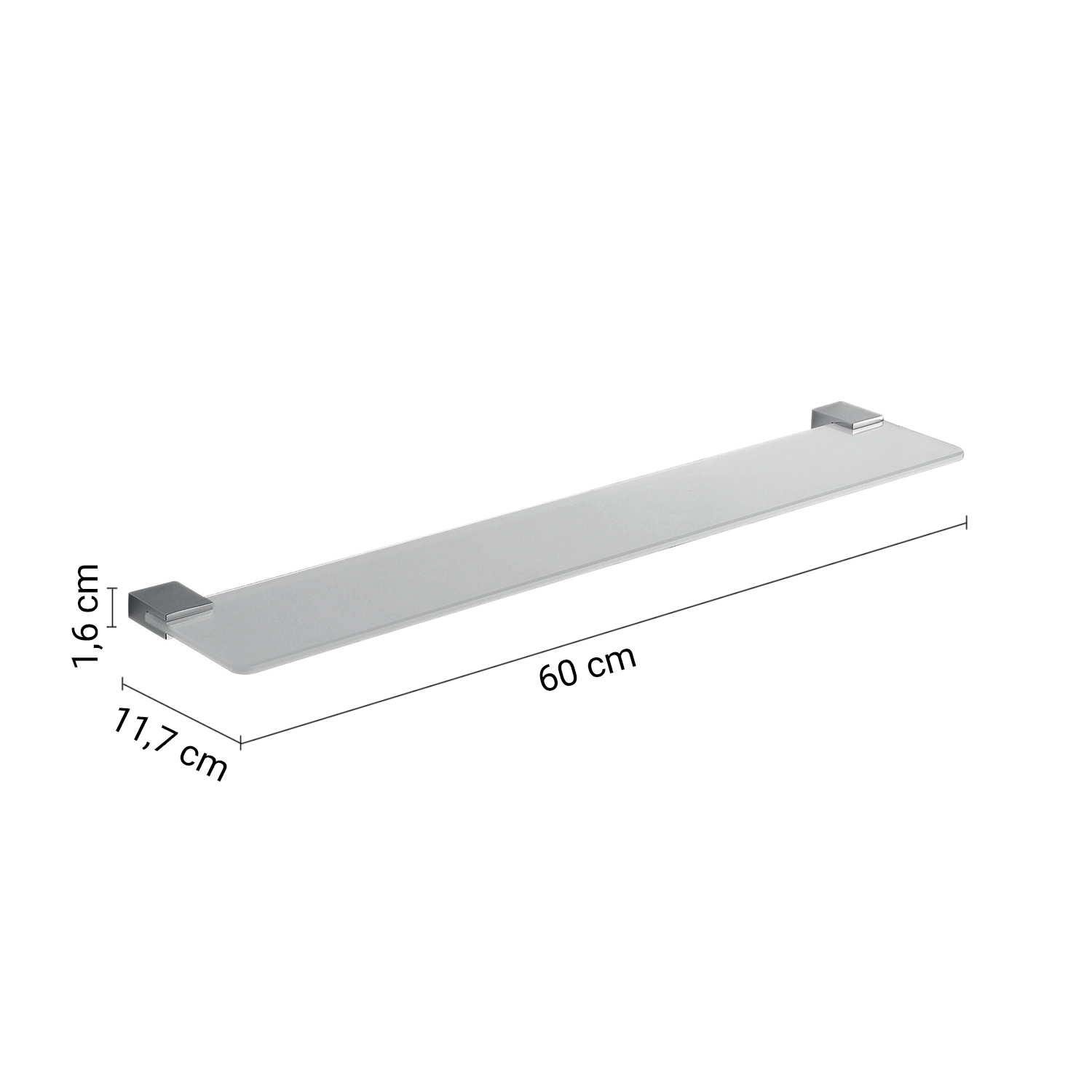 gedy-kansas-tag-re-murale-60-cm-chrome image 2