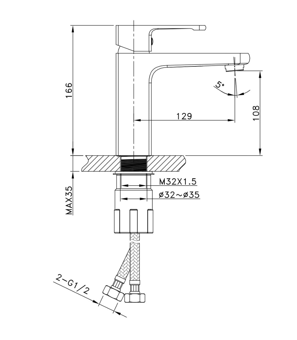 hudor-enip-e-001-robinet-lavabo-chrom-a-rateur-eco image 4
