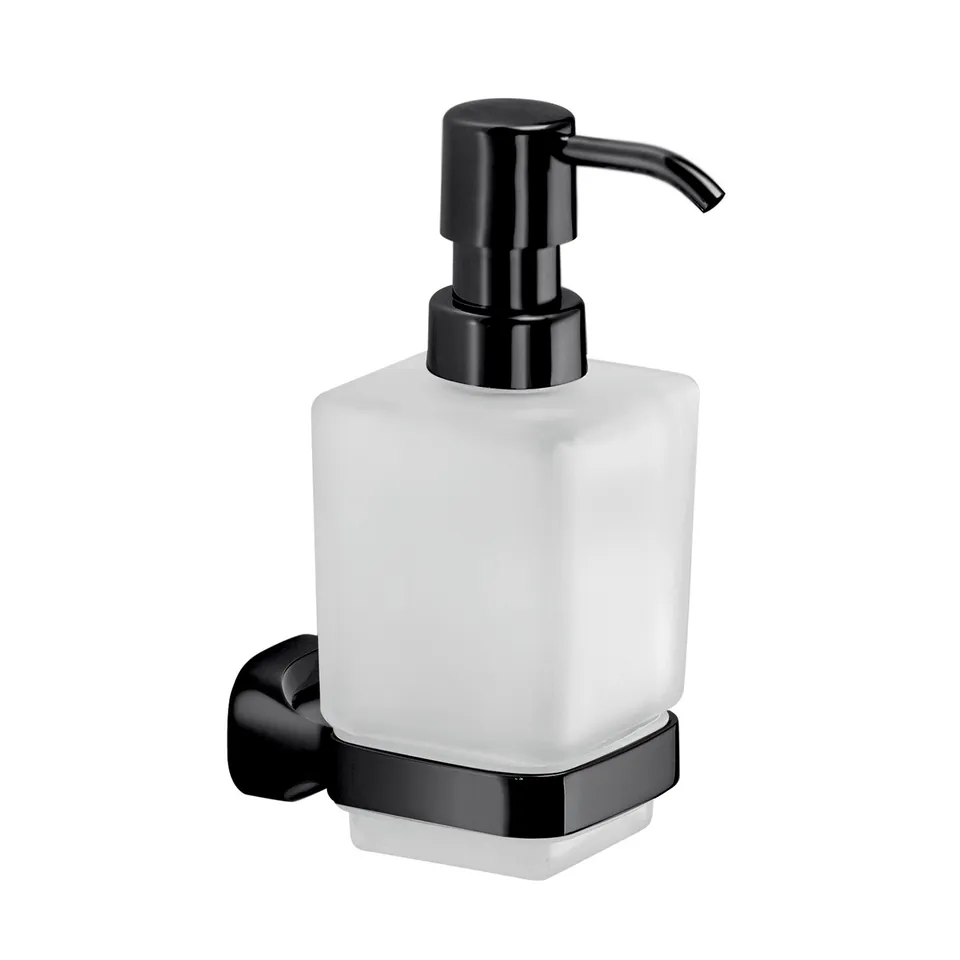 gedy-stelvio-distributeur-savon-mural-noir-mat image 1