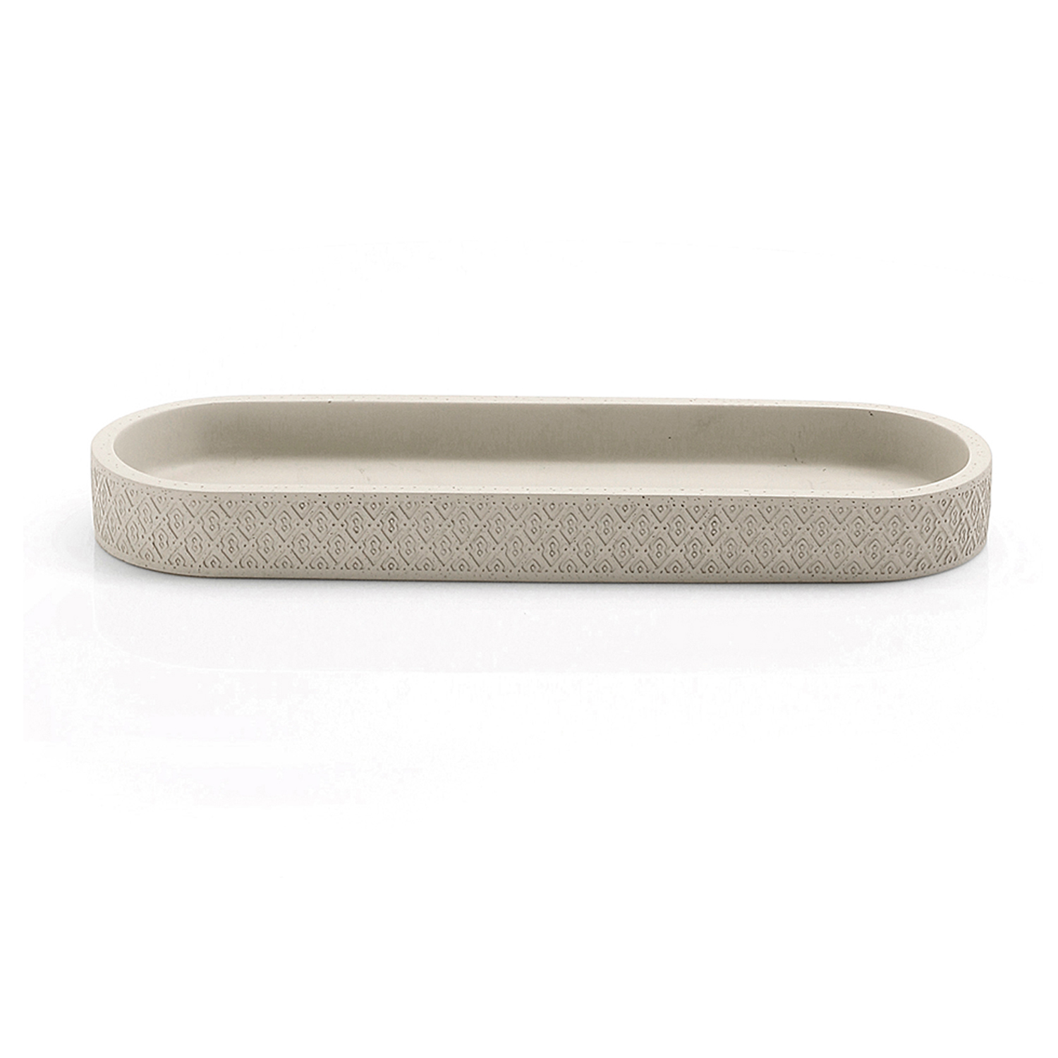gedy-afrodite-plateau-porte-objets-gris-poser image 1