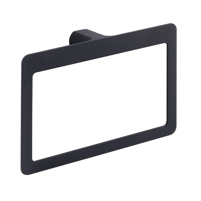 gedy-pirenei-anneau-porte-serviette-noir-mat image 1
