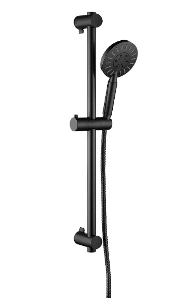 hudor-c-phise-colonne-douche-noir-mat-3-jets-laiton image 1