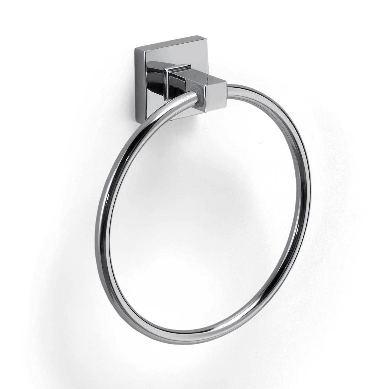 gedy-olimpo-anneau-porte-serviette-chrome-mural image 1