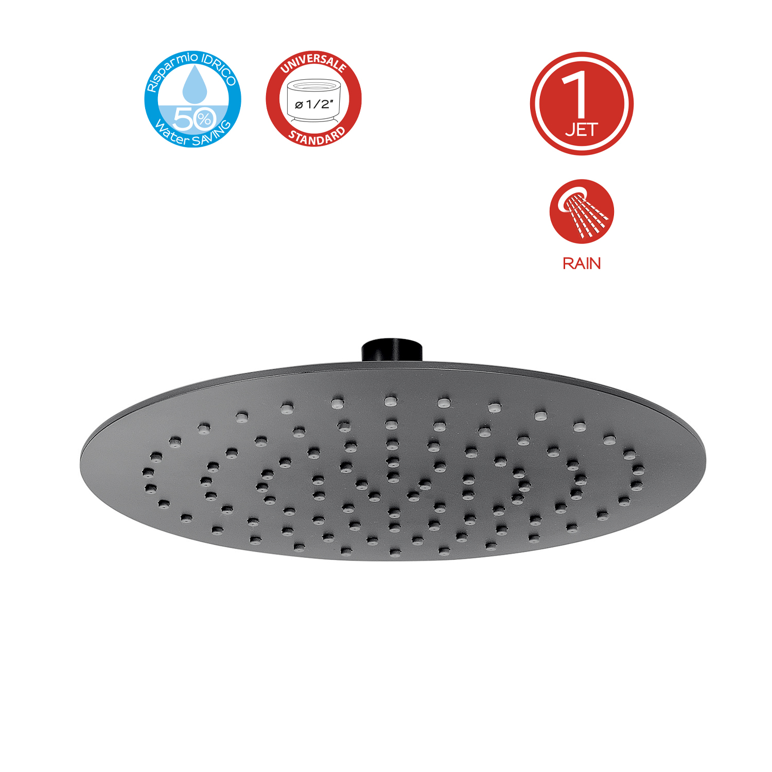 gedy-plus-07-pommeau-douche-noir-mat image 3
