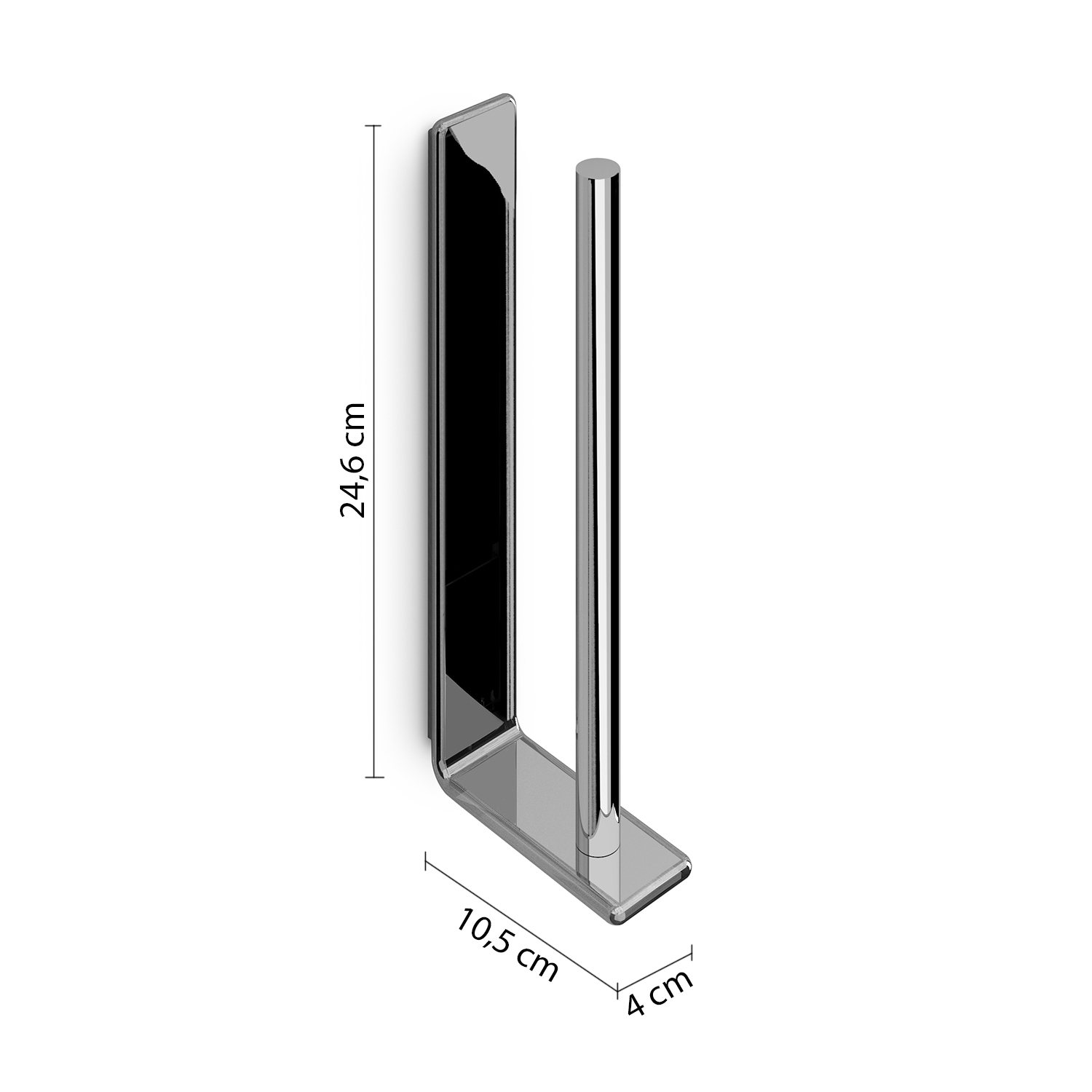 gedy-il-giglio-porte-rouleau-r-serve-chrome image 2