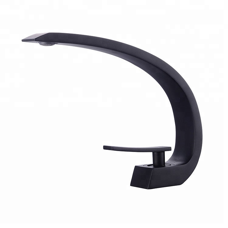 hudor-c-phise-bnf606b-robinet-lavabo-noir-mat-laiton image 1