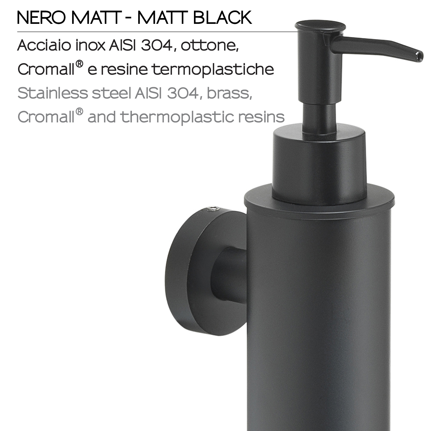 gedy-seal-distributeur-savon-noir-mat image 4