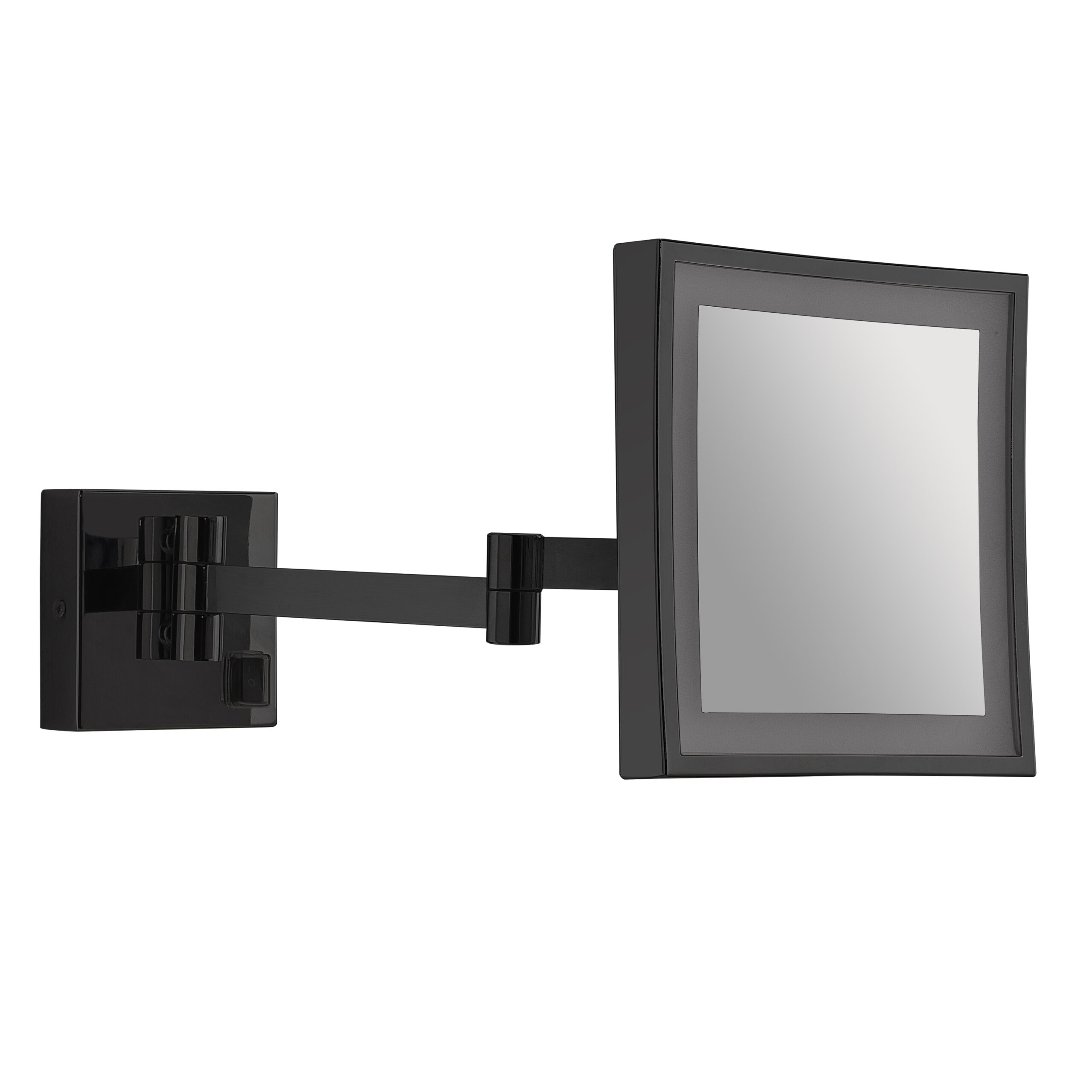 gedy-nina-miroir-grossissant-noir-mat image 1