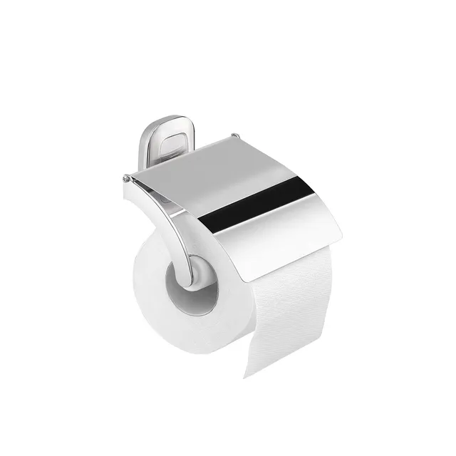 gedy-everest-porte-rouleau-fixer-chrome-avec-couvercle image 1