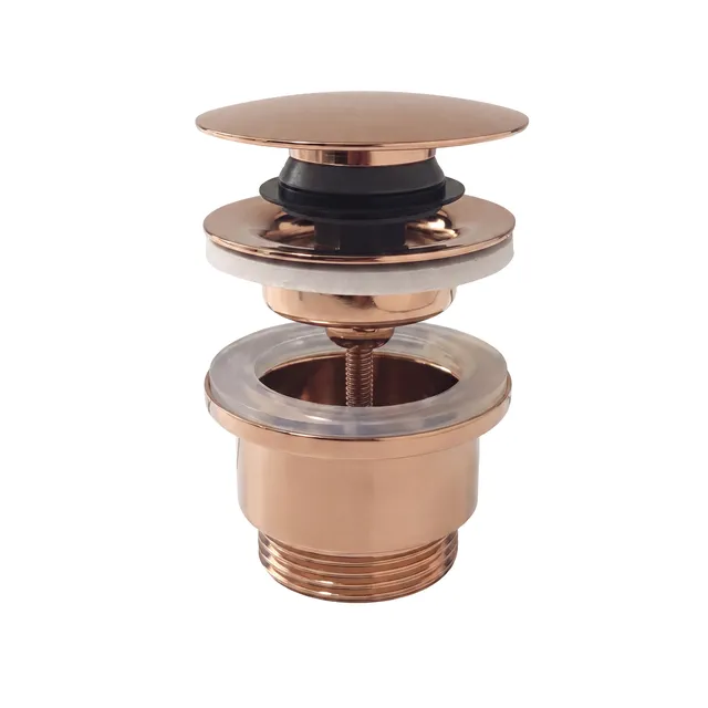 gedy-clic-clac-12-bouchon-lavabo-universel-or-rose image 1