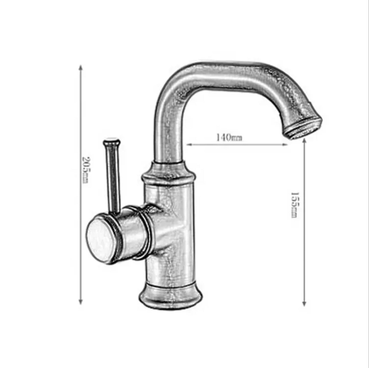 hudor-scamandre-129-robinet-lavabo-col-cygne-dor-bross image 2