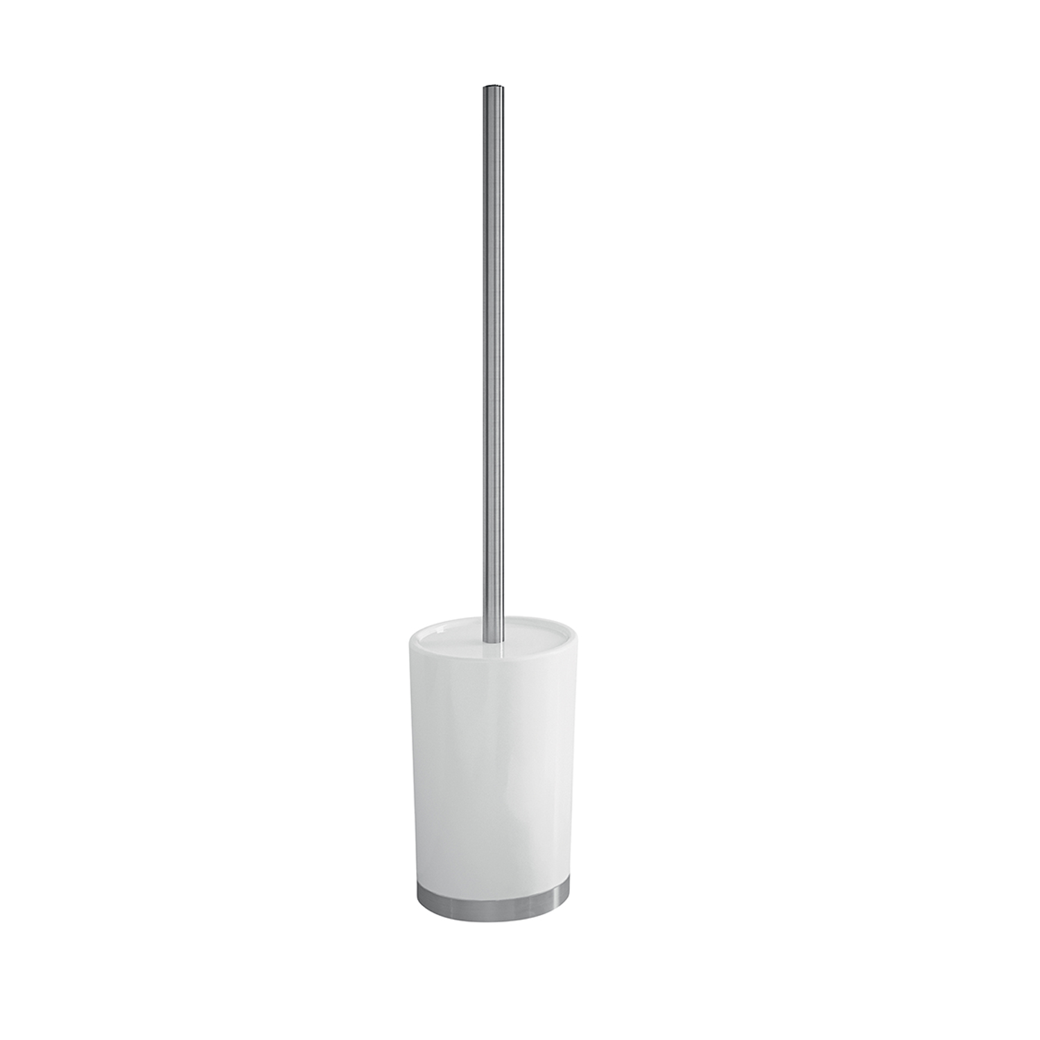 gedy-petunia-porte-brosse-wc-blanc-poser image 1