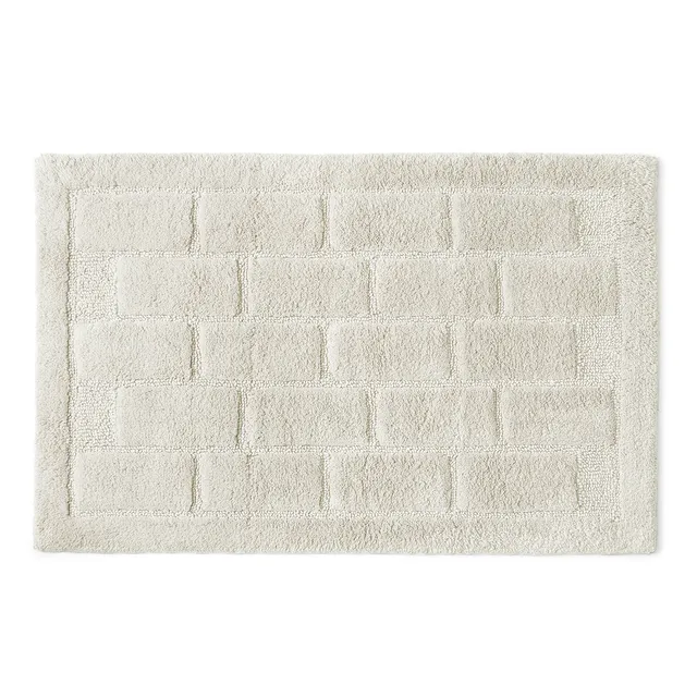 gedy-tile-tapis-de-bain-120x65-cm-blanc image 1