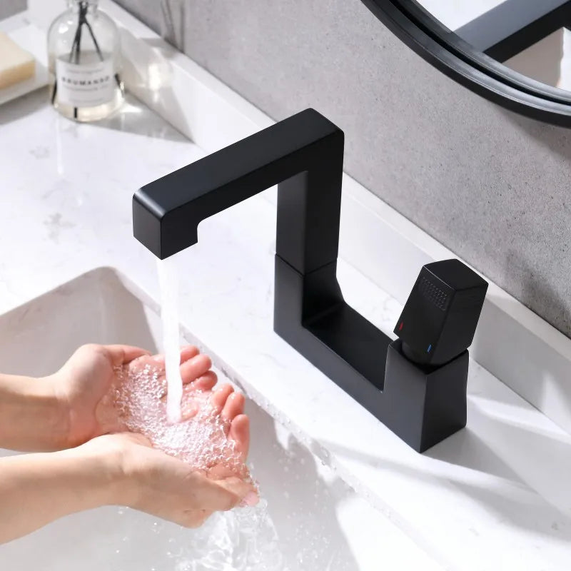 hudor-c-phise-robinet-lavabo-noir-mat-laiton-angulaire image 2