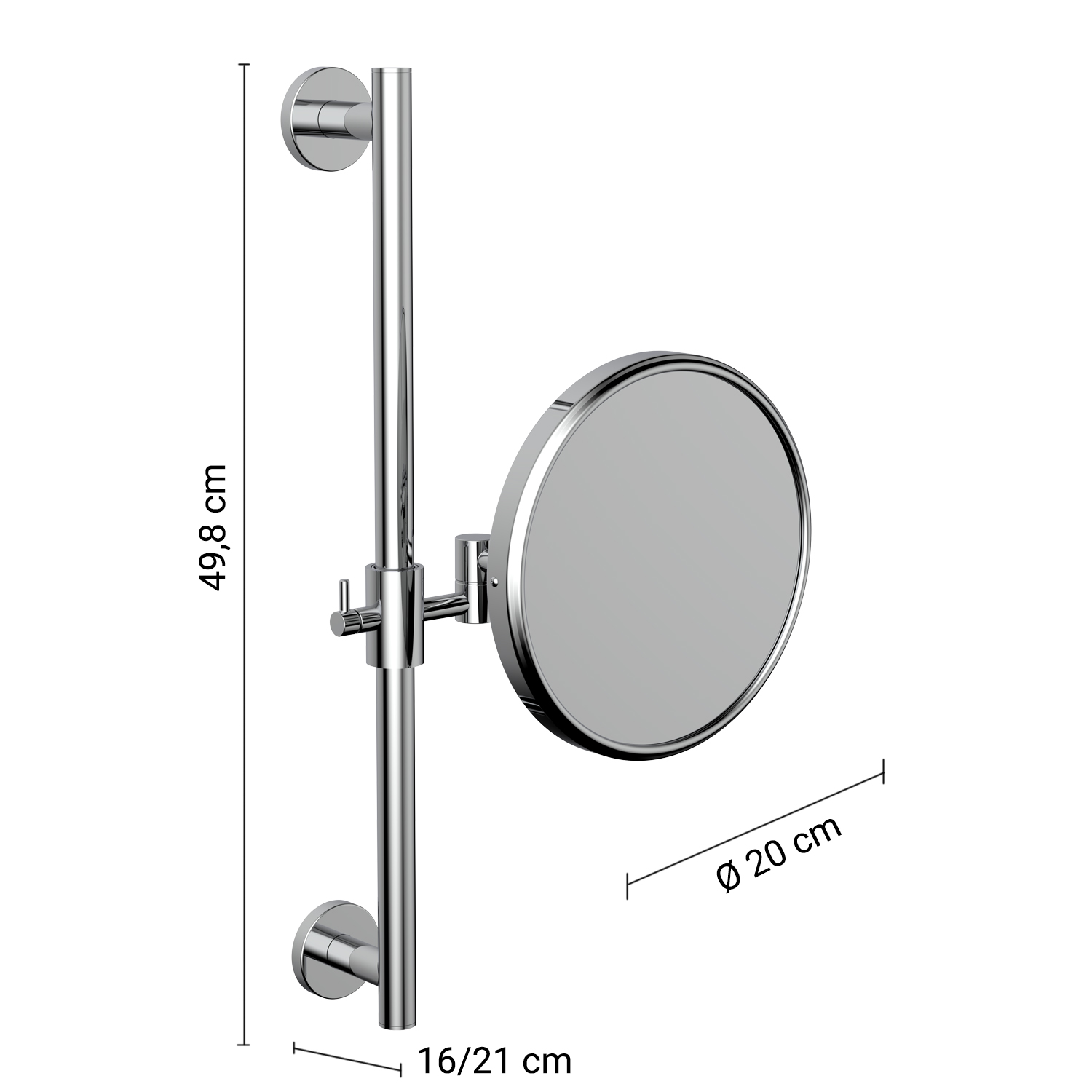 gedy-marcel-miroir-grossissant-chrome image 2