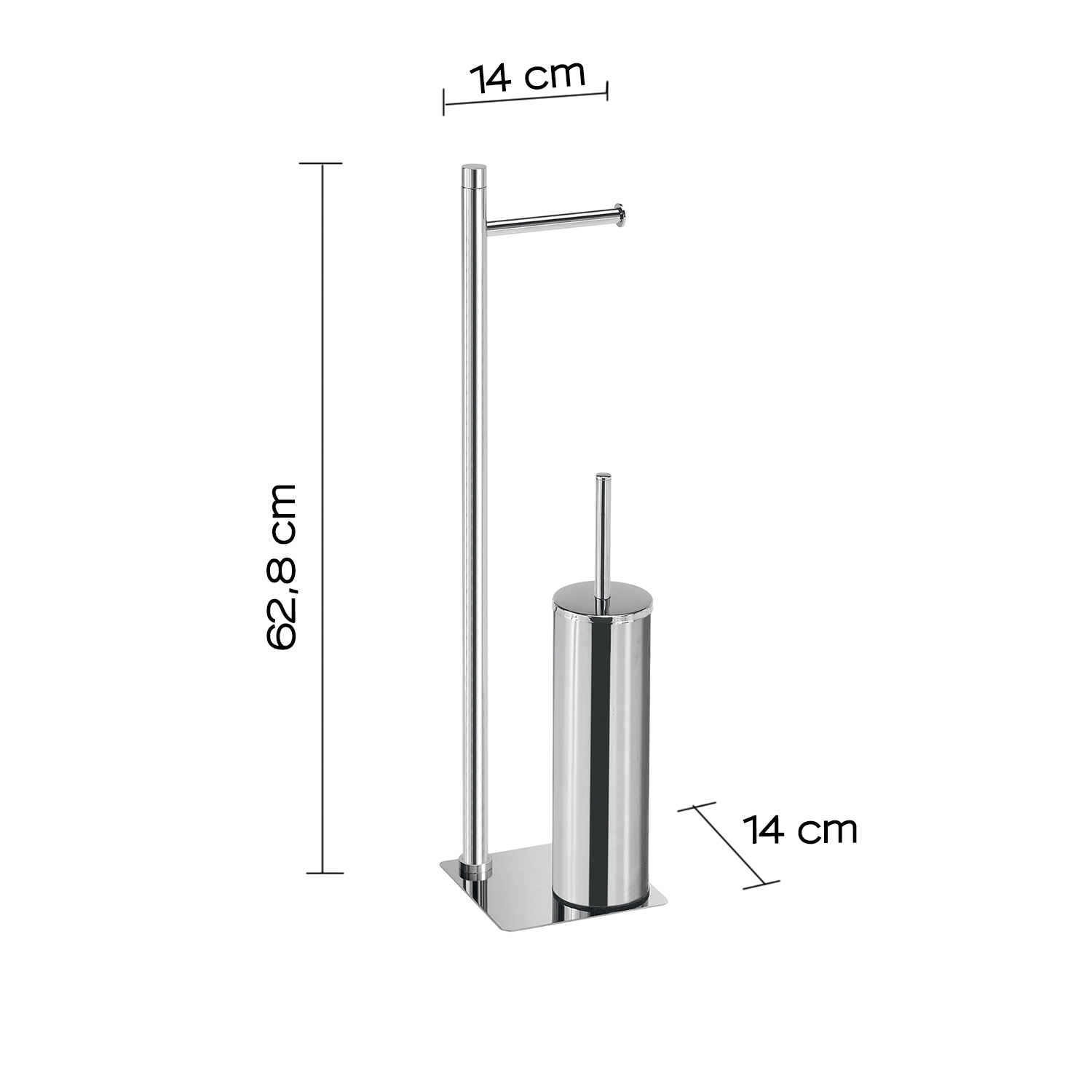 gedy-trilly-ensemble-porte-papier-et-porte-brosse-wc-chrome image 2