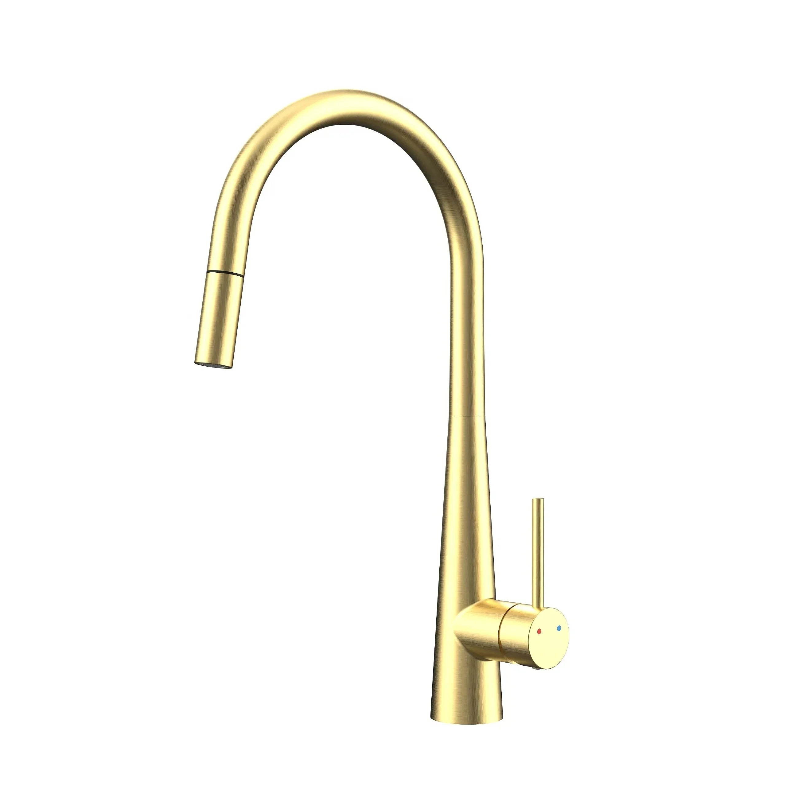 hudor-moderna-mitigeur-cuisine-dor-champagne-douchette image 1