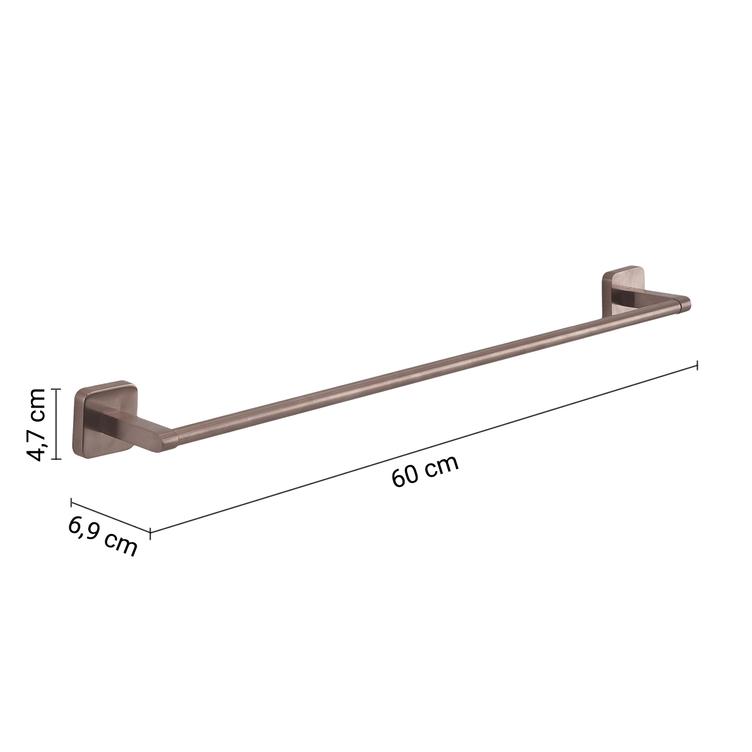 gedy-tonga-porte-serviettes-60-cm-or-rose-fixer image 2