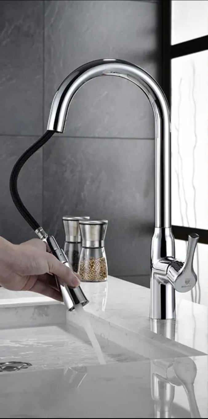 hudor-erymanthe-405-mitigeur-cuisine-chrom-douchette image 3