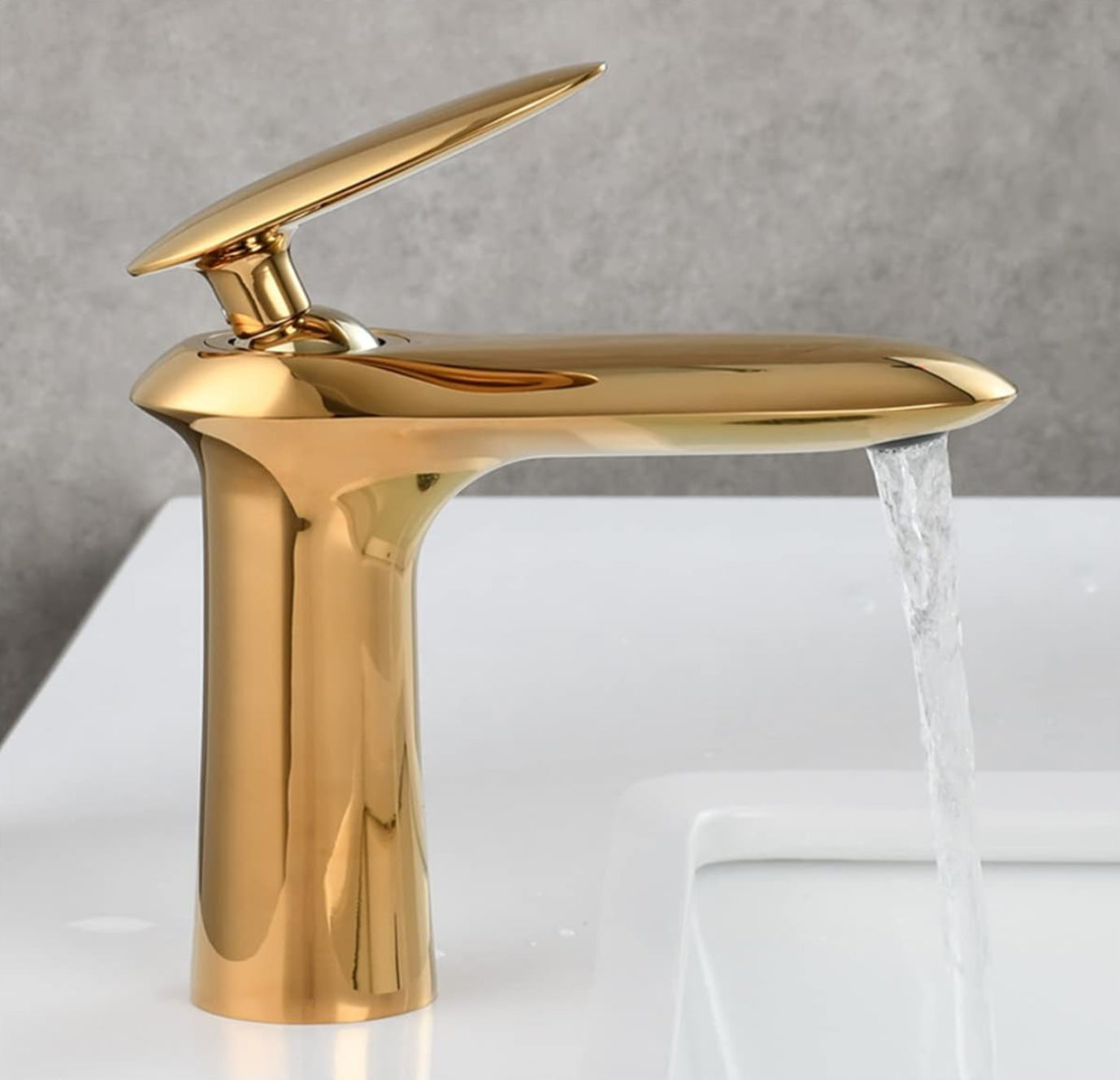 hudor-scamandre-mitigeur-lavabo-dor-poli-inox image 3
