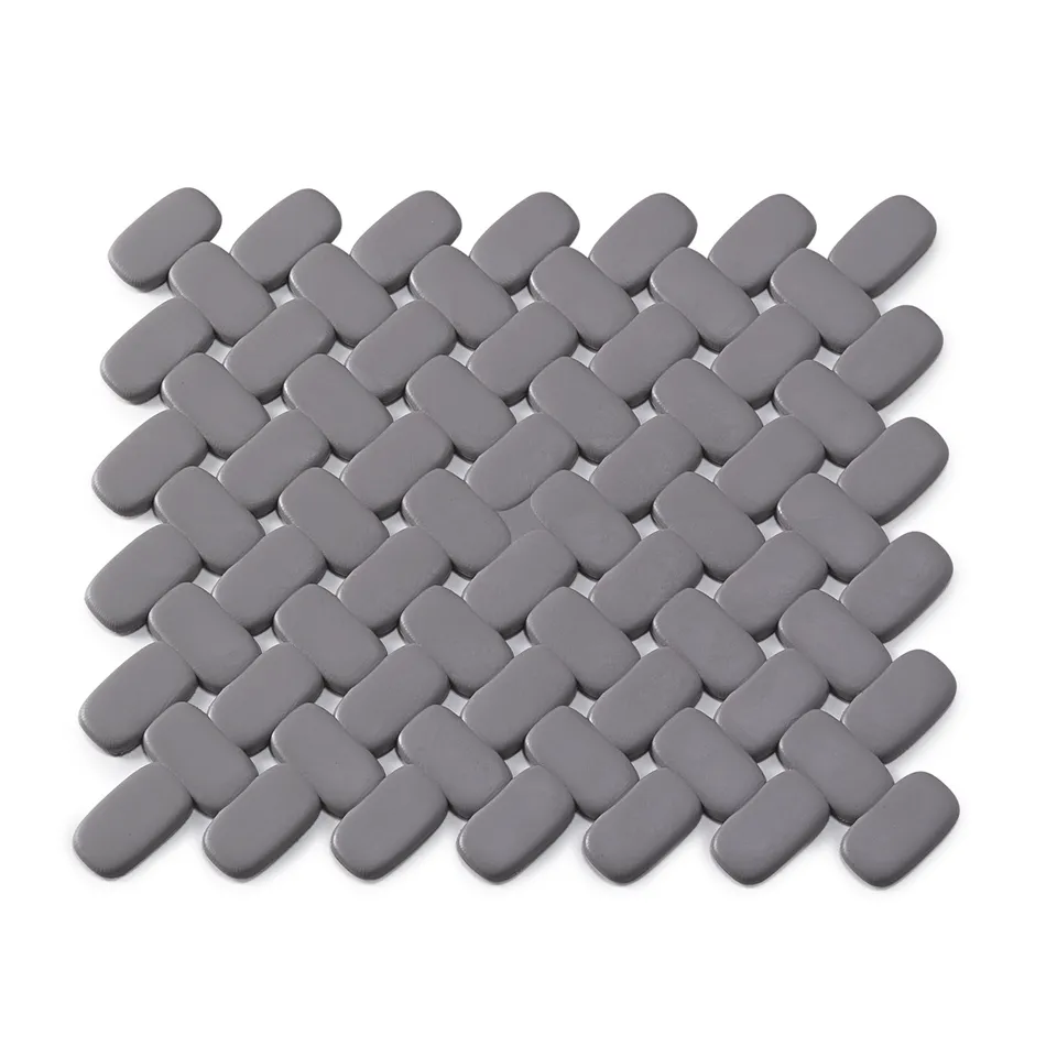 gedy-bricks-tapis-vier-26x26-cm-gris image 1