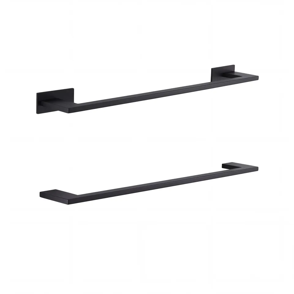 gedy-zermatt-porte-serviette-60-cm-noir-mat image 1