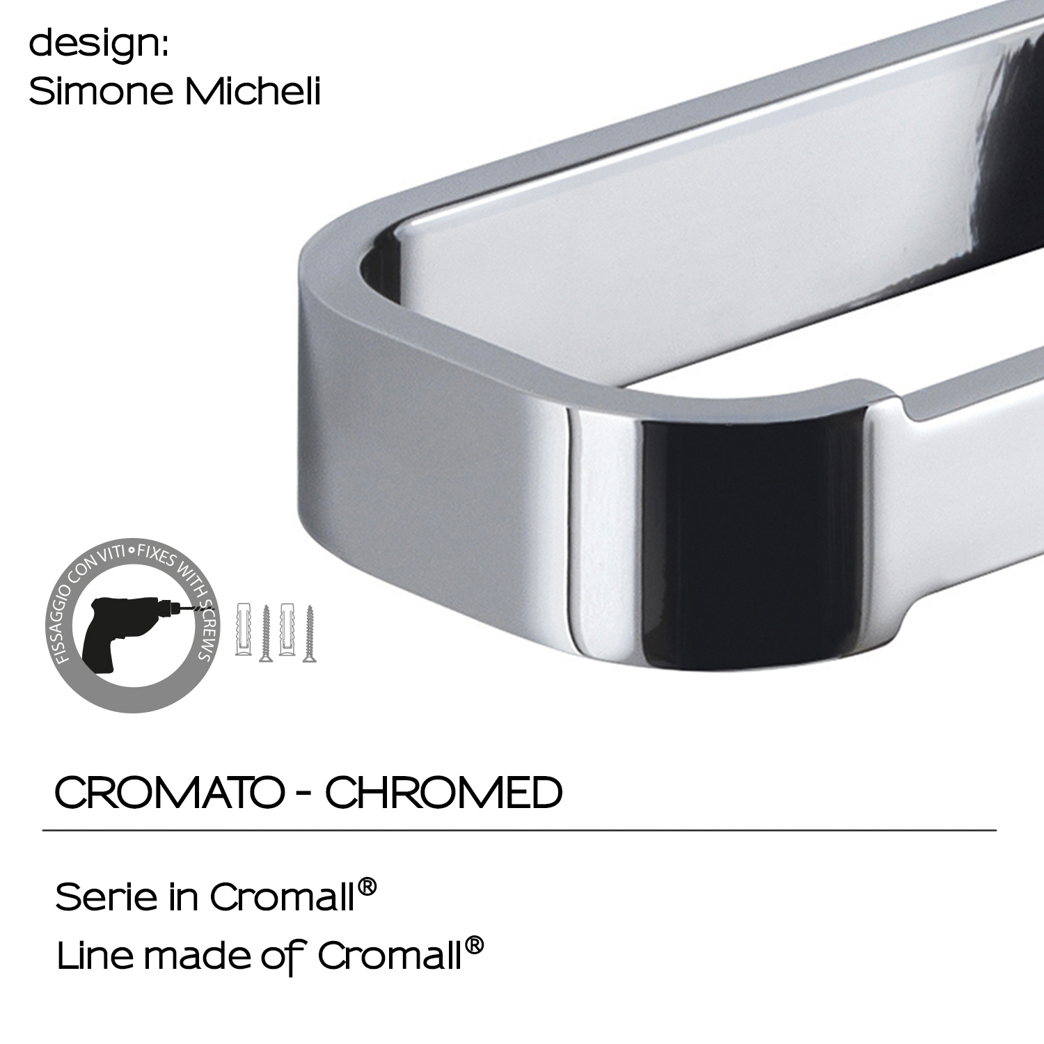 gedy-outline-porte-rouleau-wc-chrome image 4
