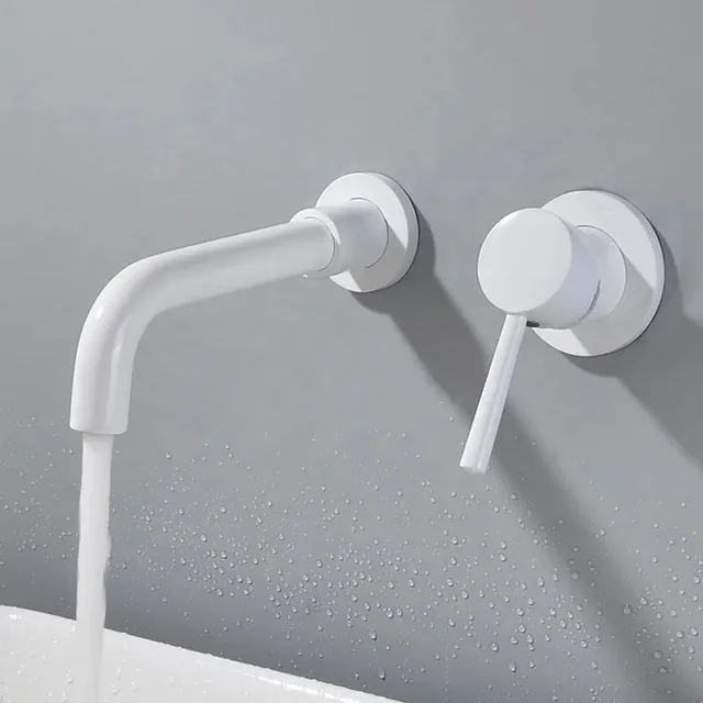 hudor-essential-robinet-mural-lavabo-laiton-bross image 1