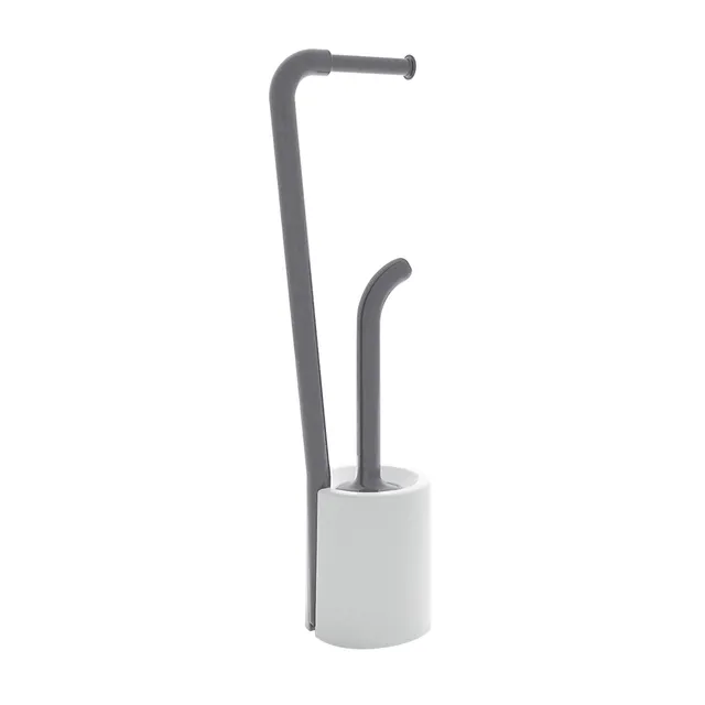 gedy-wendy-ensemble-porte-papier-brosse-wc-blanc-gris image 1