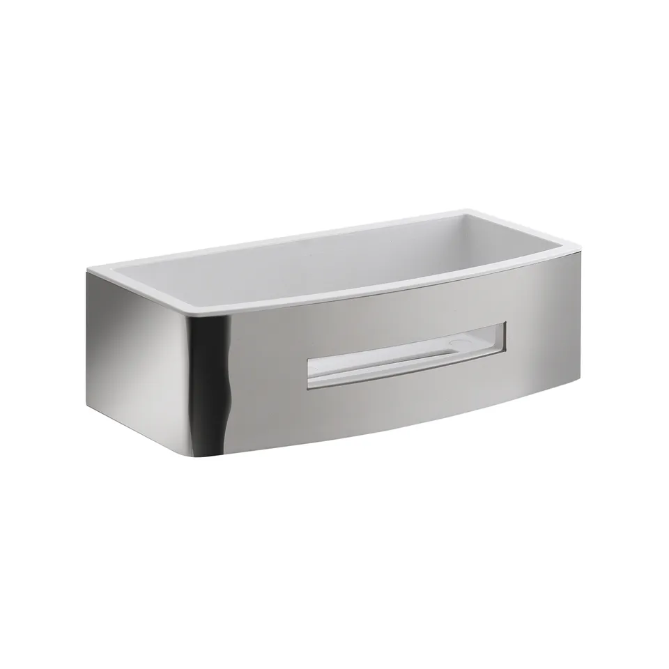 gedy-poseidon-porte-objet-douche-blanc-poli image 1