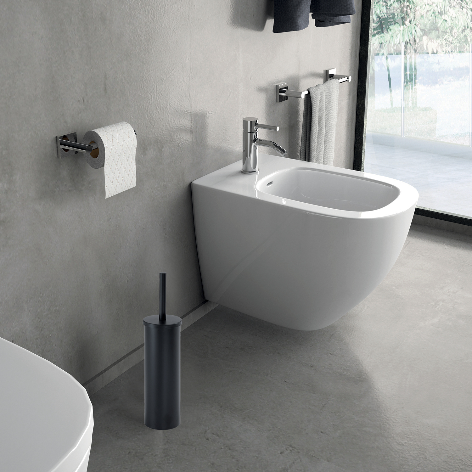 gedy-flip-porte-brosse-wc-noir-mat image 4