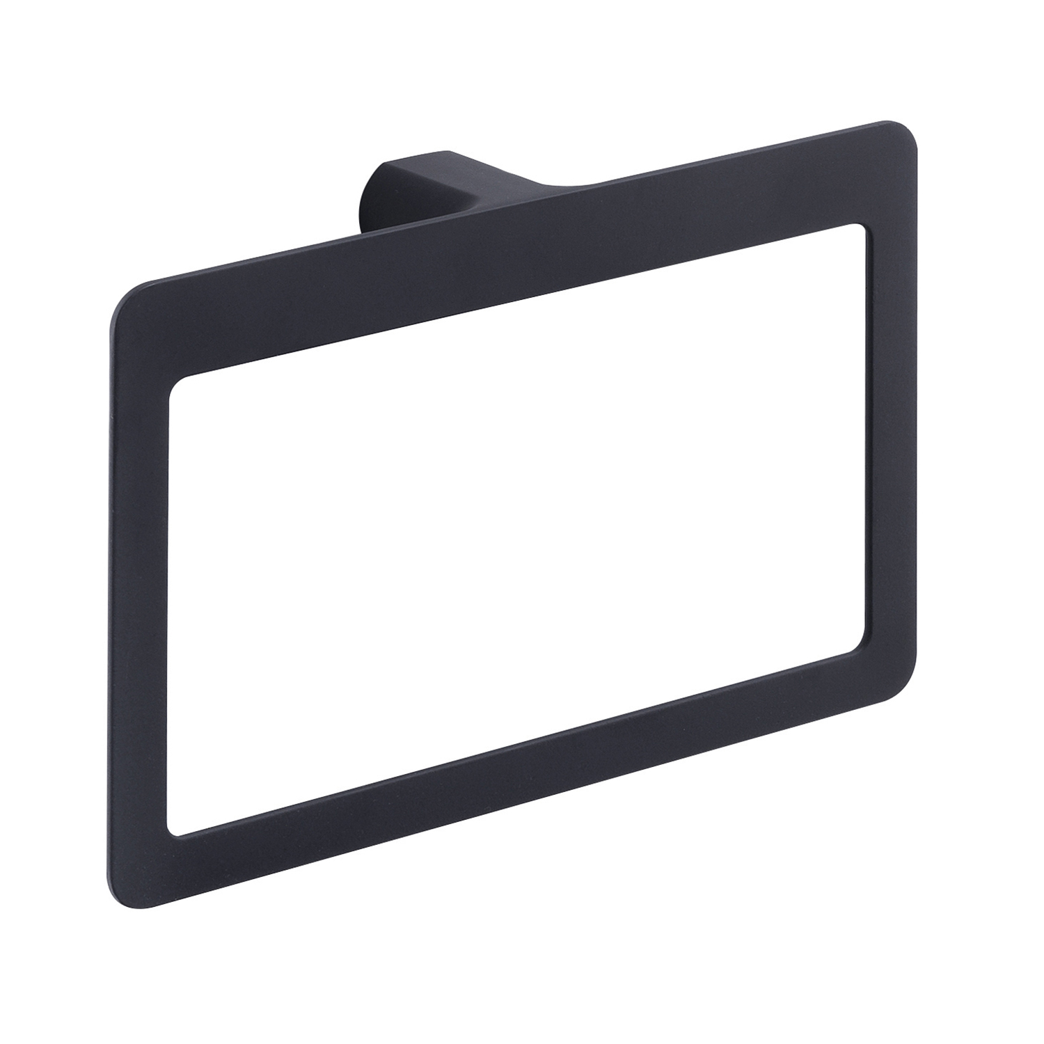 gedy-pirenei-anneau-porte-serviette-noir-mat image 1