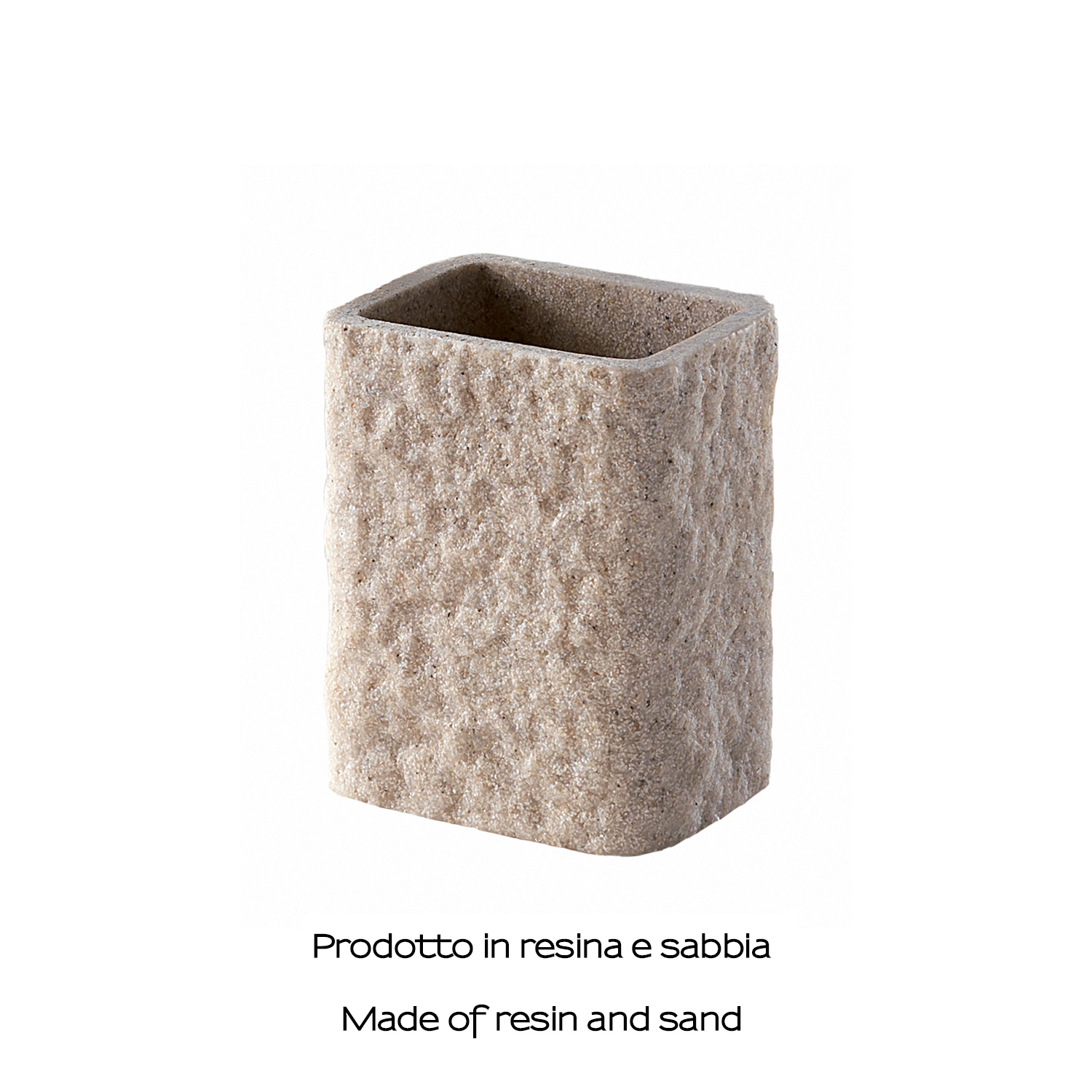 gedy-aries-gobelet-porte-brosse-dents-beige image 4