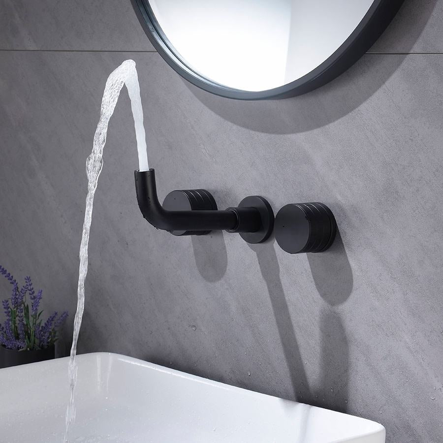 hudor-c-phise-052-robinet-lavabo-mural-noir-mat image 7