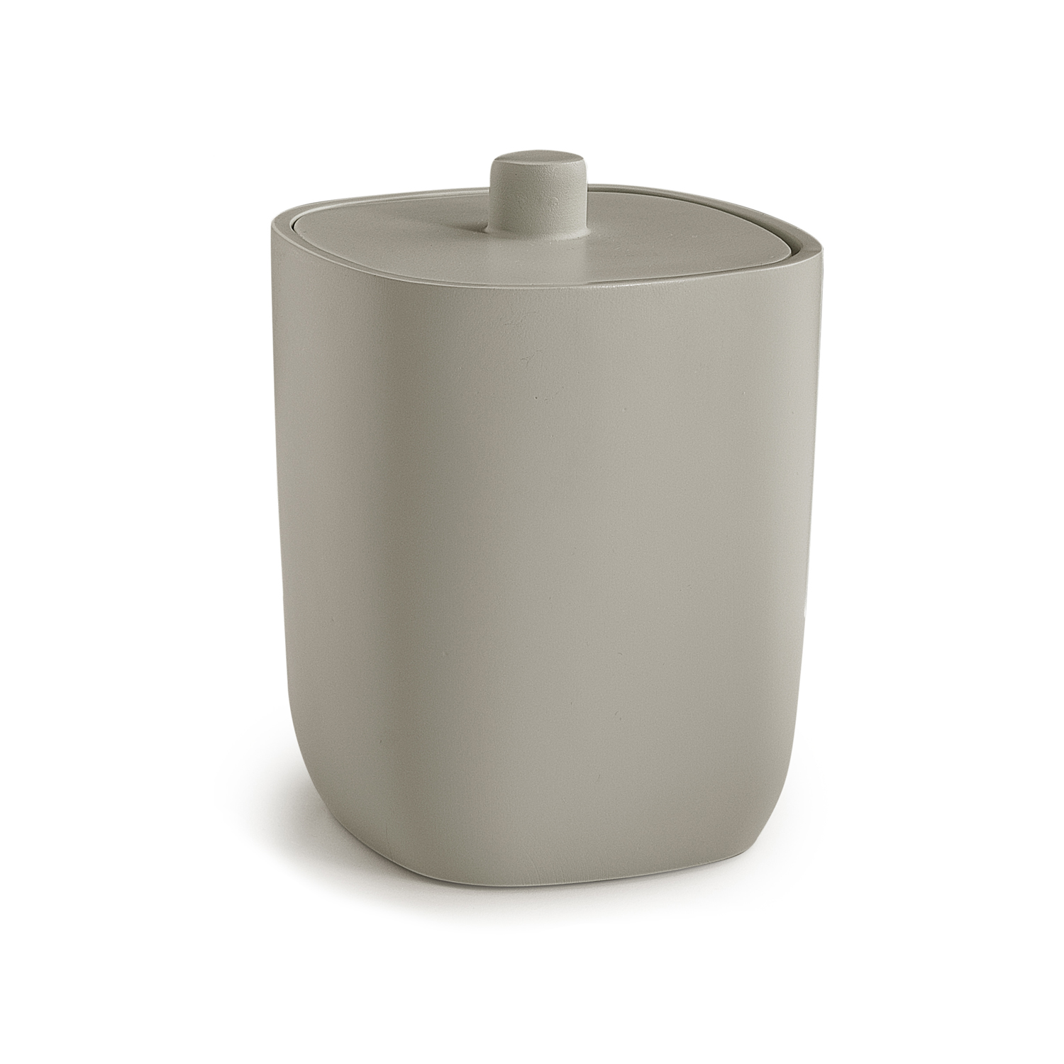 gedy-gustory-macaron-poubelle-tirage-l-ger-gris-mat image 1