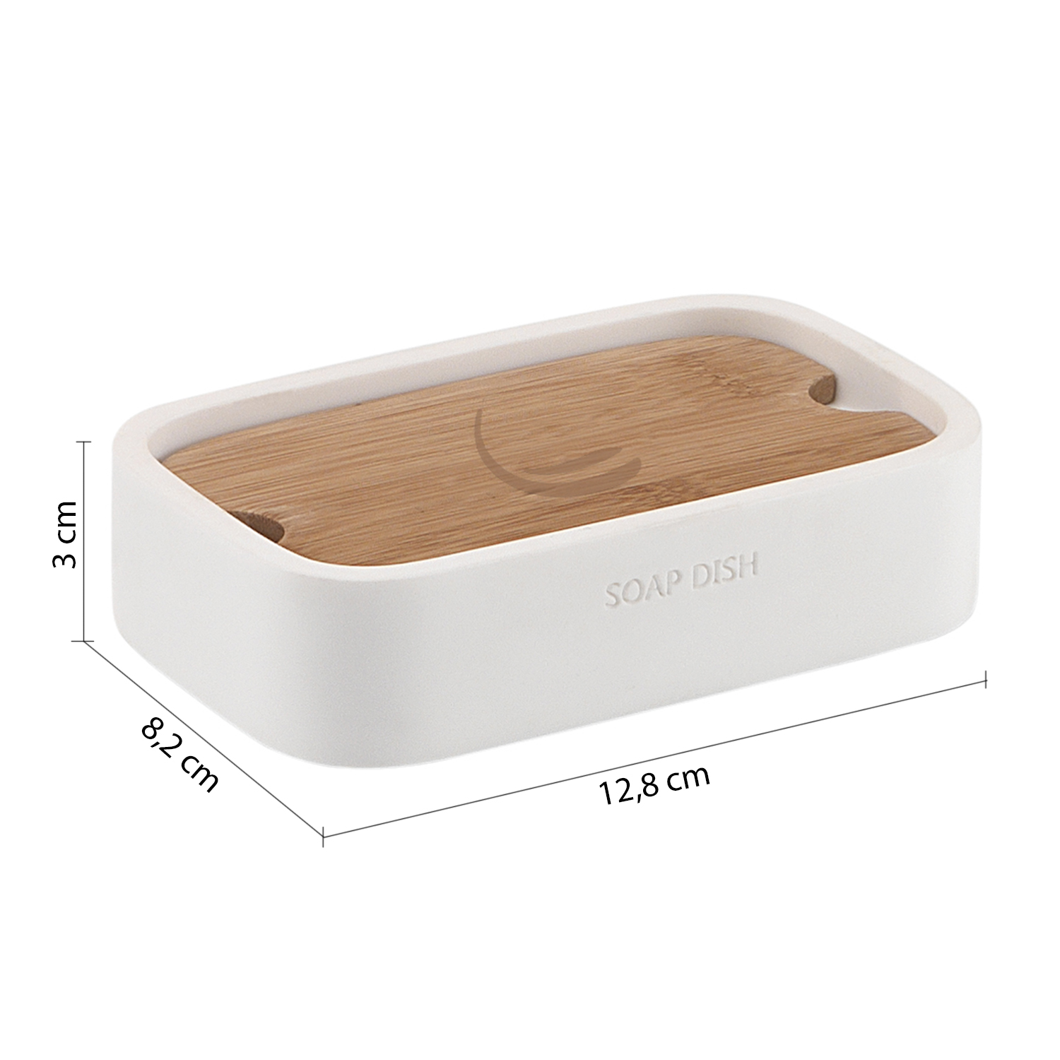 gedy-ninfea-porte-savon-blanc-mat image 2